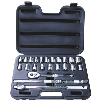ATD - 1360 - 1/2" Drive 6 Point SAE and Metric Socket Set pa1
