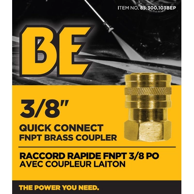 BE POWER EQUIPMENT - 85.300.103BEP - Quick Connect Coupler pa1