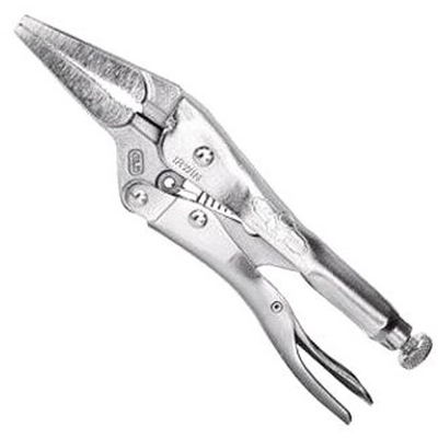 IRWIN - 1602L3 - 4" Metal Handle Long Nose Jaws Locking Pliers pa1