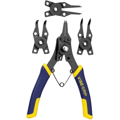 IRWIN - 2078900 - 0.070 Replaceable Tips Internal/External Spring Loaded Snap Ring Pliers Kit pa2