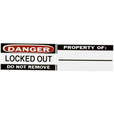 BRADY - 50289 - Aluminum Padlock Labels pa1
