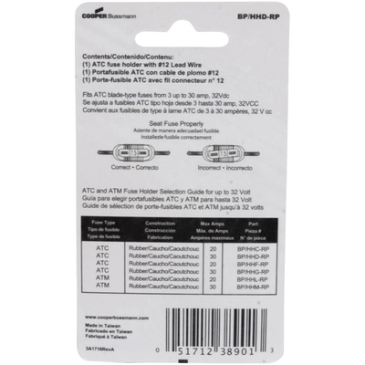 BUSSMANN - BP/HHD-RP - Fuse Holder pa2