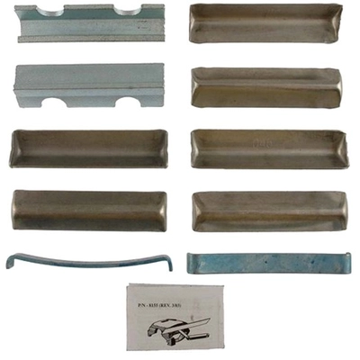 CARLSON - H8204 - Front Disc Brake Caliper Abutment Service Kit pa1