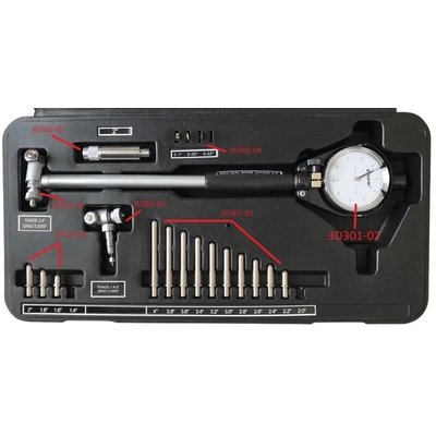 CENTRAL TOOLS - 3D301-01 - Bore Gage Adapter Set pa1