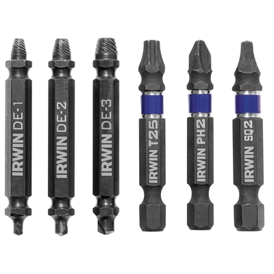 CH HANSON - 1876225 - 6 Piece Impact Screw-Grip Double Ended Screw Extractor Set pa1