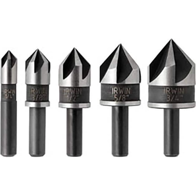 CH HANSON - 1877791 - 5-piece Black Oxide HSS Metal Countersink Set pa4