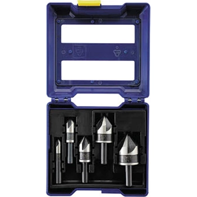CH HANSON - 1877793 - 5-piece Black Oxide HSS Metal Countersink Set with Drawer Case pa4
