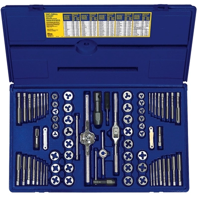 CH HANSON - 26376 - 76-Piece Machine Screw, SAE, Metric HCS Tap/Die Set pa1
