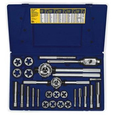 IRWIN HANSON - 97094ZR - Fractional Tap & Hex Die Set in Plastic Case pa1