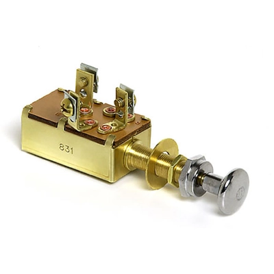 COLE HERSEE - M-606-BX - 10A Marine Grade Brass Housing Push-Pull Switches pa2