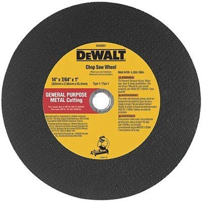 DEWALT - DW8010 - HP Cutoff Wheel pa1