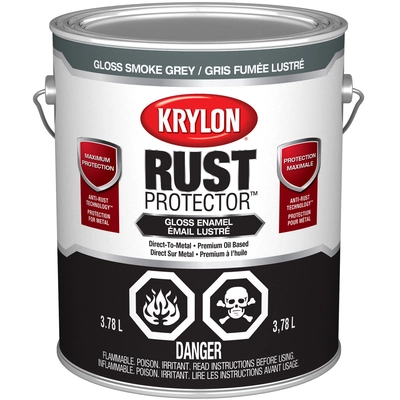 KRYLON - 469405 - Rust Gloss Smoke Gray Gal pa1
