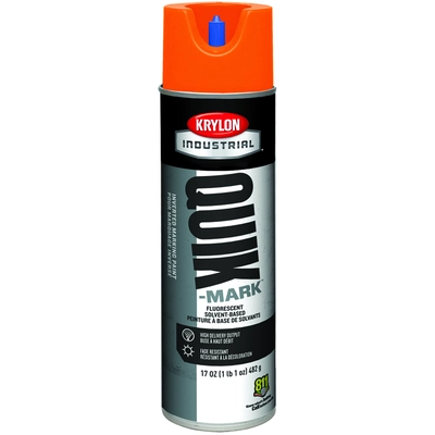 KRYLON - A03702 - Fluorescent Orange Quik-Mark Solvent-Based Inverted Marking Paint pa1