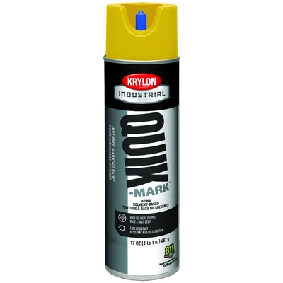 KRYLON - A03823 - Safety Yellow Quik-Mark Solvent-Based Inverted Marking Paint pa1