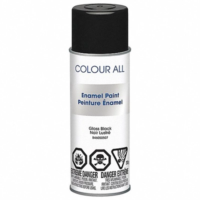 KRYLON - B460505 - Gloss Black Enamel Spray Paint pa1