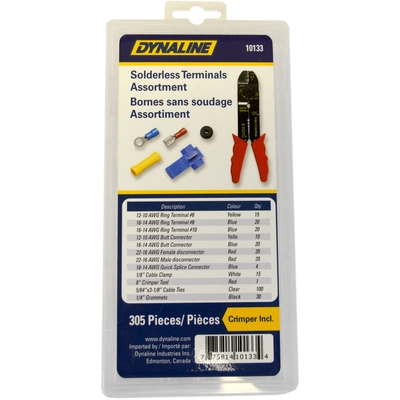 DYNALINE - 10133 - Solderless Terminal Assortment pa1