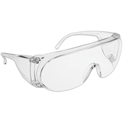 DYNAMIC SAFETY INTERNATIONAL - EP700C - Rimless Safety Glasses with Black Temple pa1