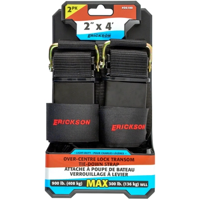 ERICKSON MANUFACTURING LTD. - 6100 - 2″ x 4′ In Board/Out Board Transom Tie-Downs pa2