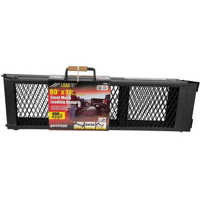 ERICKSON MANUFACTURING LTD. - 07464 - Centre-Folding Mild Arched Steel Mesh Loading Ramp 800 lb. Rated pa2