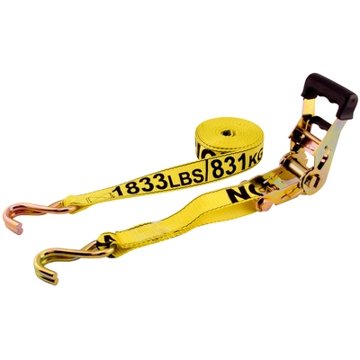 ERICKSON MANUFACTURING LTD. - 32200 - 1.5 x 15′ – Ratcheting Tie-Downs with J-Hooks pa1