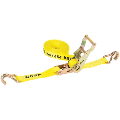 ERICKSON MANUFACTURING LTD. - 51326 - 1″ x 25′ - Ratchet Strap With Double J-Hooks pa1