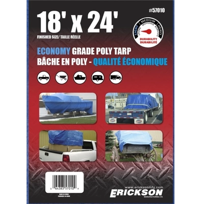 ERICKSON MANUFACTURING LTD. - 57010 - 18′ x 24′ Economy Grade Poly Tarps pa2