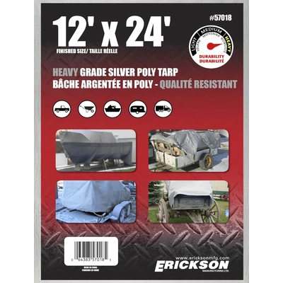 ERICKSON MANUFACTURING LTD. - 57018 - 12′ x 24′ Heavy Grade Poly Tarps pa2