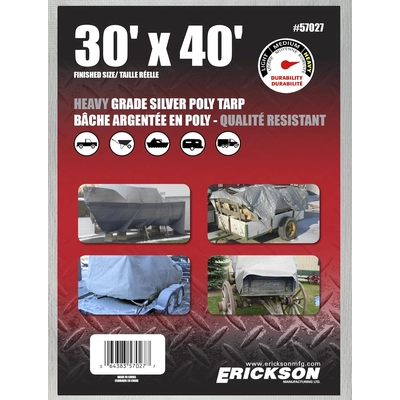 ERICKSON MANUFACTURING LTD. - 57027 - 30' x 40' Heavy Grade Tarp pa2