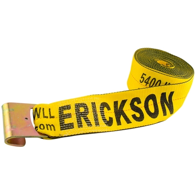 ERICKSON MANUFACTURING LTD. - 58800 - 4″ x 30′ Winch Strap with Flat Hook pa1