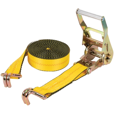 ERICKSON MANUFACTURING LTD. - 62027 - 2″ x 27′ Self Tensioning Ratcheting Tie-Down with J-Hooks pa1