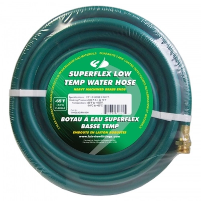 FAIRVIEW FITTING - WHGL8GRN50H - Green Super Flex Low Temp Water Hose pa1