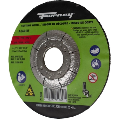 FORNEY - 71800 - Cut-Off Wheel pa6