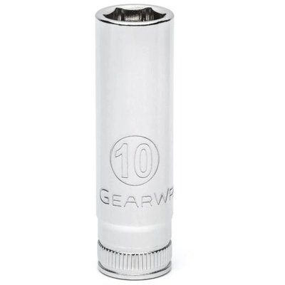 GEAR WRENCH - 80145 - 1/4" Drive 6 Point Deep Metric Socket 10mm pa1