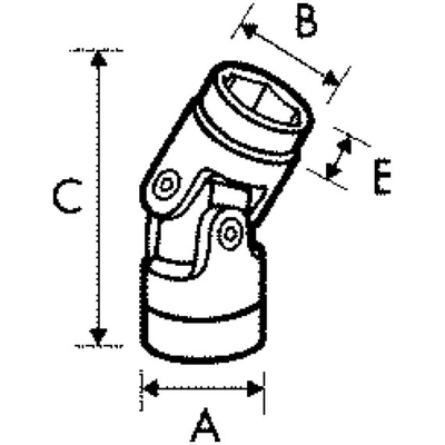 GEAR WRENCH - 80260 - 14 mm 6-Point Metric U-Joint Socket pa2