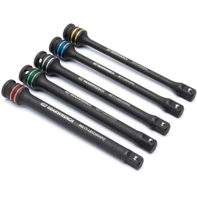 GEAR WRENCH - 89650 - 1/2" Drive Torque Limiting Impact Extension Bar Set pa2