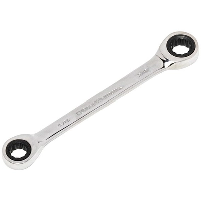 GEAR WRENCH - 9201D - 5/16" x 3/8" 12-Point Straight Head 72-Teeth Ratcheting Chrome Double Box End Wrench pa1