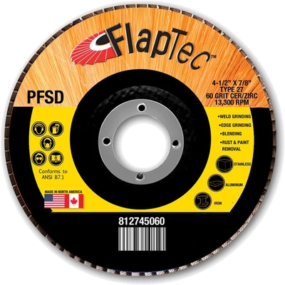 GEMTEX - 812745060 - 4.5" Flap 60G CER TY pa1