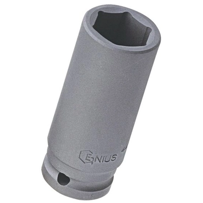 GENIUS - 467812 - 1/2" Dr. 3/8" Deep Impact Socket (CR-Mo) (Pack of 10) pa1