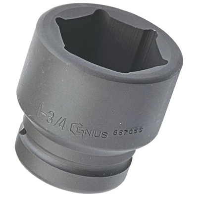 GENIUS - 867080 - 1″ Dr. 2-1/2″ Impact Socket Cr-Mo pa1