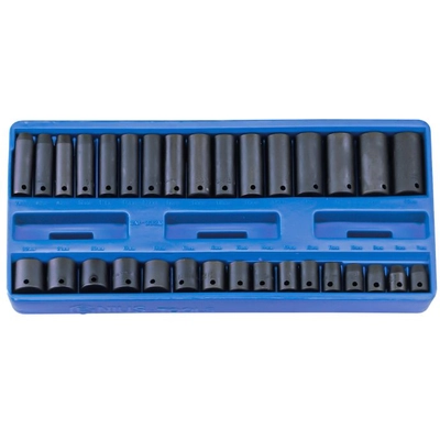 GENIUS - TF-332M - 32 Piece 3/8″ Dr. Metric Deep Impact Socket Set pa6