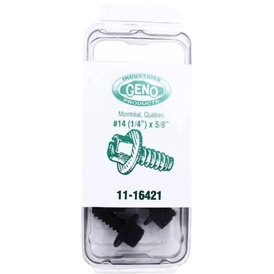 GENO INDUSTRIES - 11-16421 - Washer Head License Plate Screw pa1