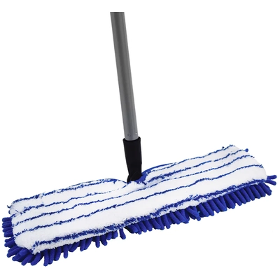 GLOBE COMMERCIAL PRODUCTS - 3366 - Wet/ Dry Microfiber Flip Mop With Handle pa1