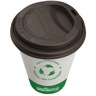 GLOBE COMMERCIAL PRODUCTS - 6053 - Single Wall Hot/Cold Compostable Paper Cup pa2