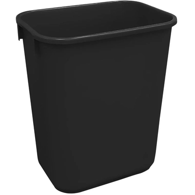GLOBE COMMERCIAL PRODUCTS - 9757BLA - 39 L Soft Wastebasket pa1