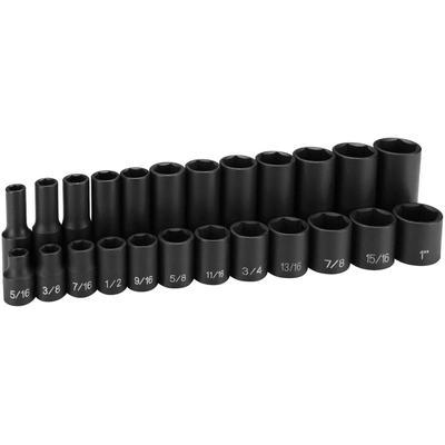 GREY PNEUMATIC TOOLS - 1224RD - 3/8" Drive Impact Socket Set pa1