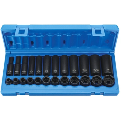 GREY PNEUMATIC TOOLS - 1224RD - 3/8" Drive Impact Socket Set pa2