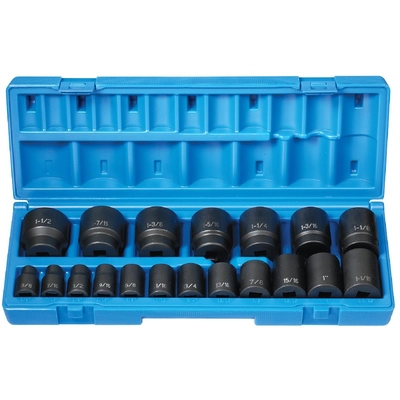 GREY PNEUMATIC TOOLS - 1719 - 1/2" Drive Standard Impact Socket Set pa2