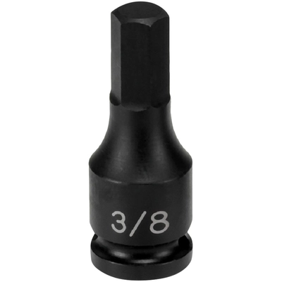 GREY PNEUMATIC TOOLS - 1906M - 3/8" Drive 6mm Hex Impact Bit Socket pa1