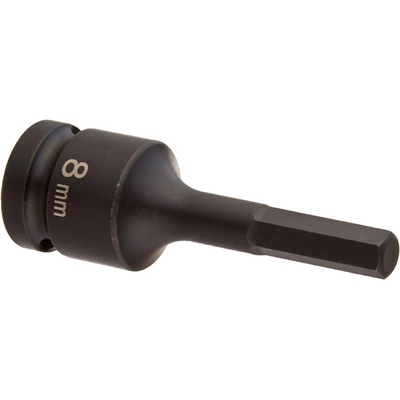 GREY PNEUMATIC TOOLS - 2908M - 1/2" Drive 8 mm Hex Impact Bit Socket pa2