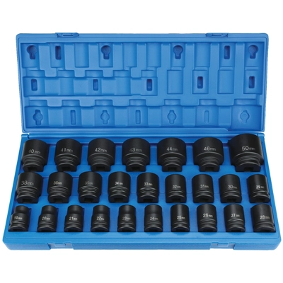 GREY PNEUMATIC TOOLS - 8026M - 3/4" Drive Standard Length Impact Set pa2